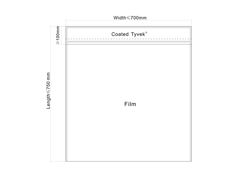 Bolsa de encabezado AMD con Tyvek